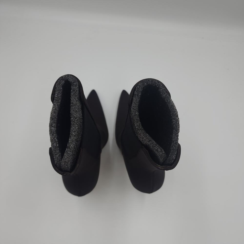 Good American Stiletto Booties in Chocolate Neoprene Size 5.5 - Picture 8 of 9